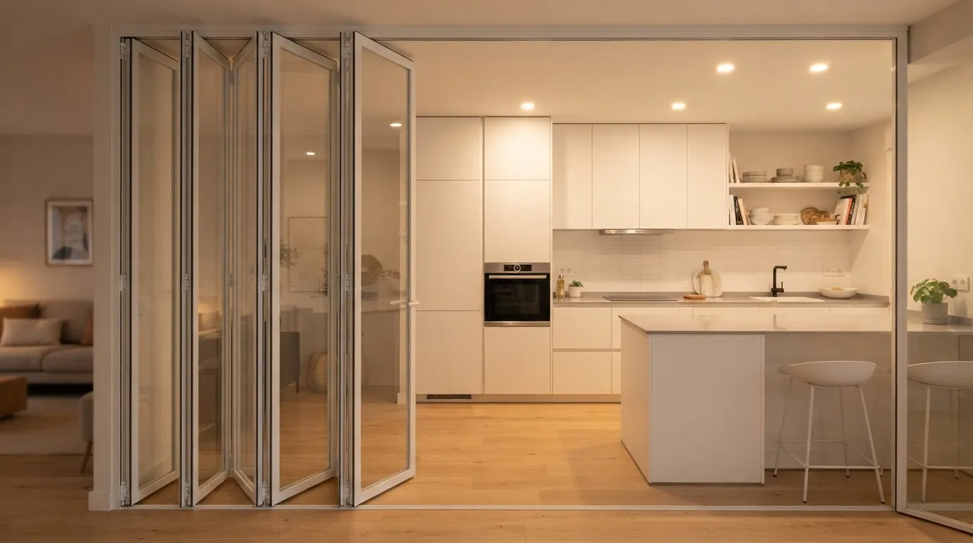 Хорошую дверь гармошку — вариант 2