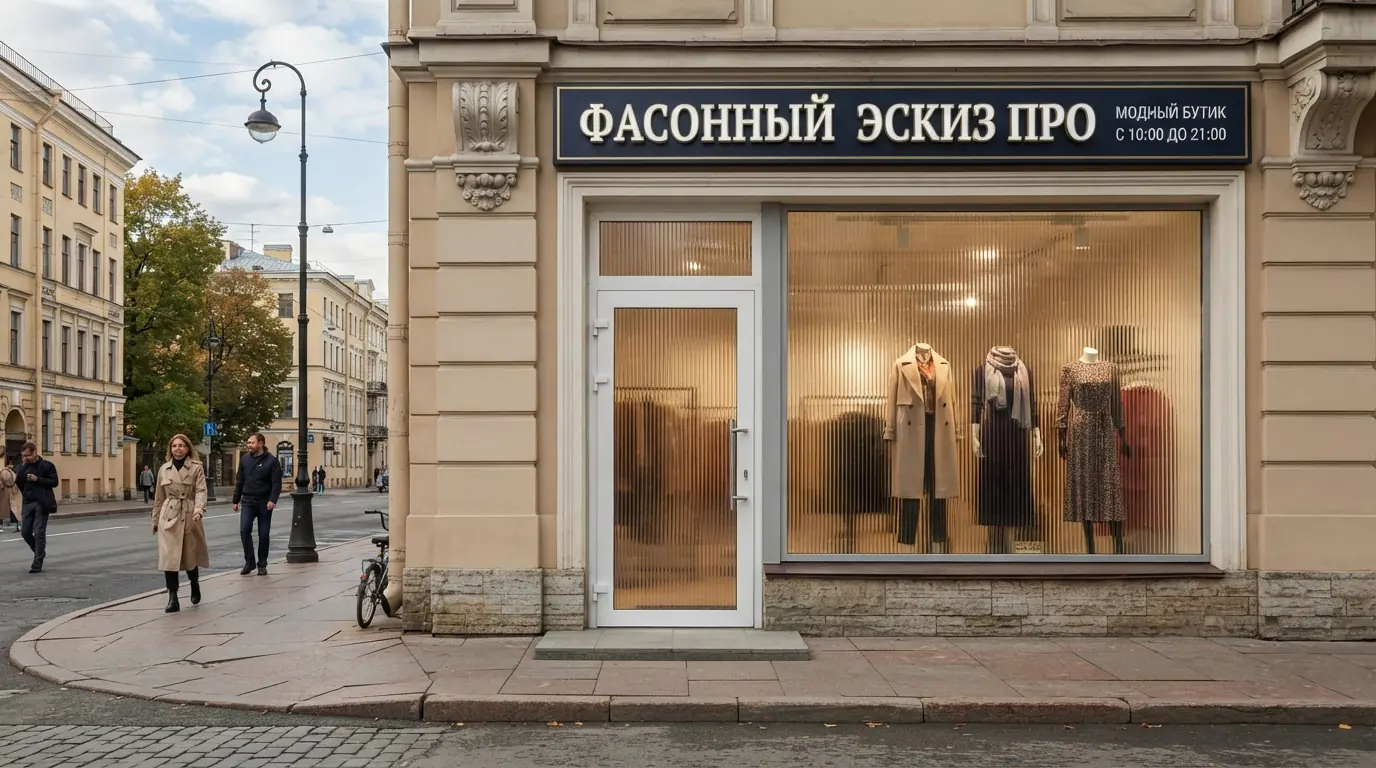 Остекление входной группы магазина — вариант 8
